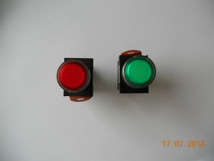 原裝進(jìn)口臺灣賀電NLB22-L帶燈帶鎖平頭按鈕開關(guān) 工業(yè)控制的可靠之選